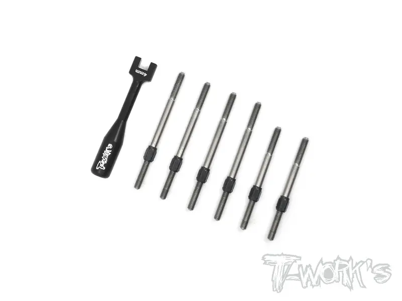 Tb-113H  64 Titanium Turnbuckle Set For Schumacher Cat K2 1