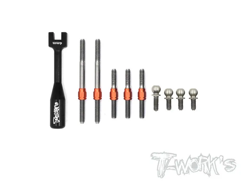 Tb-115H Hybrid Titanium Turnbuckle Set  ( For Xray Nt1 2016 ) 1
