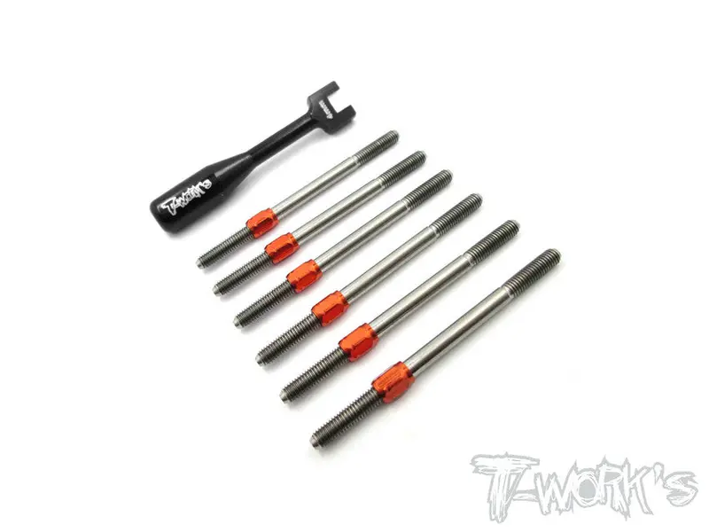 Tb-124H Hybrid Titanium Turnbuckle Set  ( Xray Xb2c'17/Xb2c 2018 ) 1