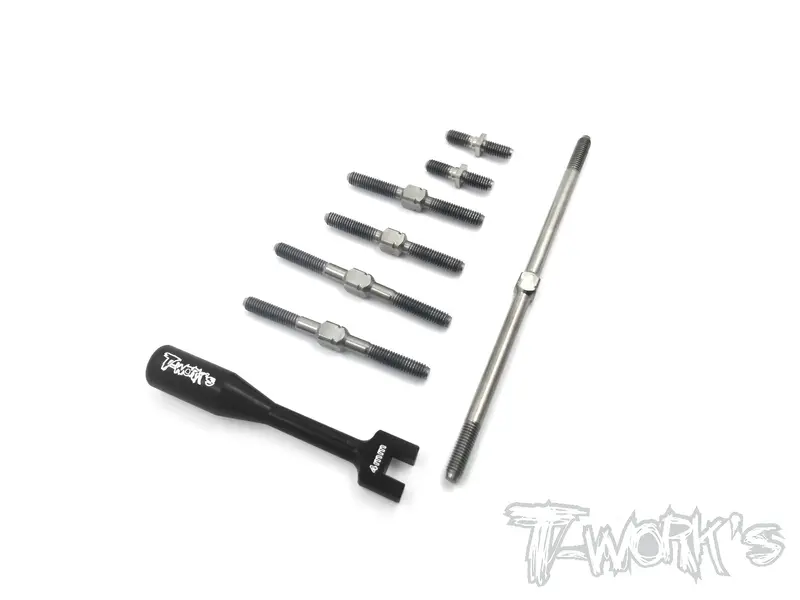 Tb-127 64 Titanium Turnbuckle Set For Yokomo Yd-4 1