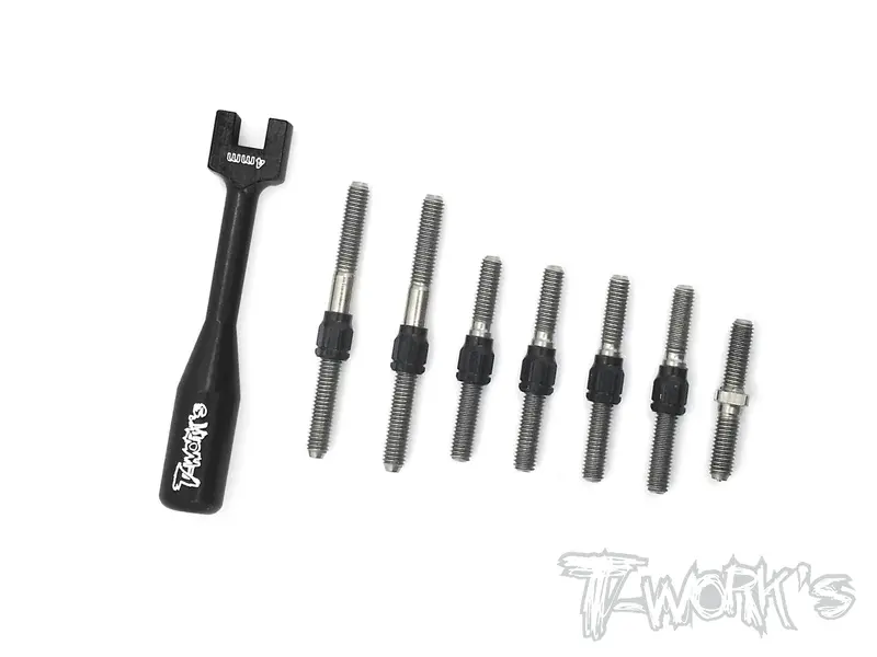 Tb-129H Hybrid Titanium Turnbuckle Set For Arc R11 2017 1