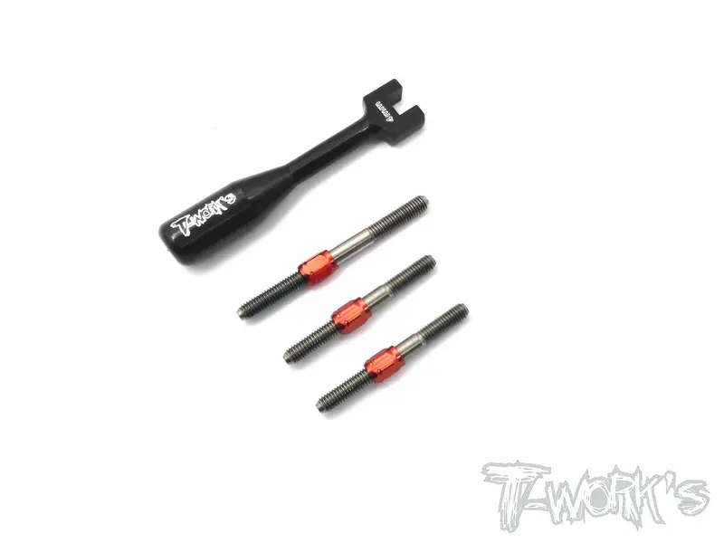 Tb-130H Hybrid Titanium Turnbuckle Set For Xray X1 2017 1