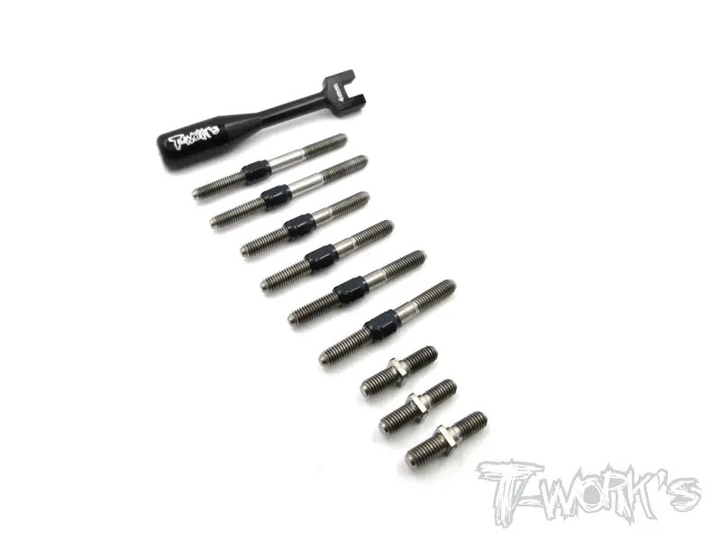 Tb-131H  Hybrid Titanium Turnbuckle Set ( For Yokomo Bd8 ) 1