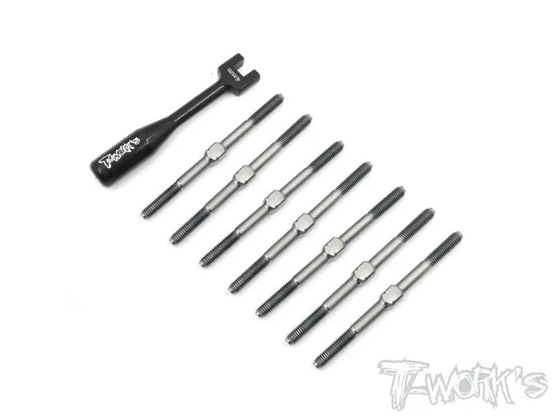 Tb-132 64 Titanium Turnbuckle Set ( For Serpent Spyder Sdx4  ) 1