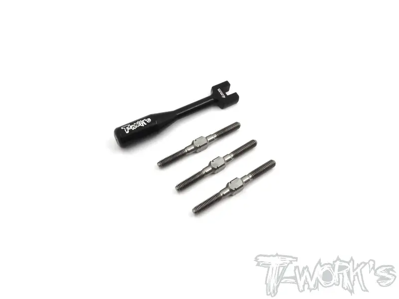 Tb-133 64 Titanium Turnbuckle Set ( For Rapide F1 2016 ) 1