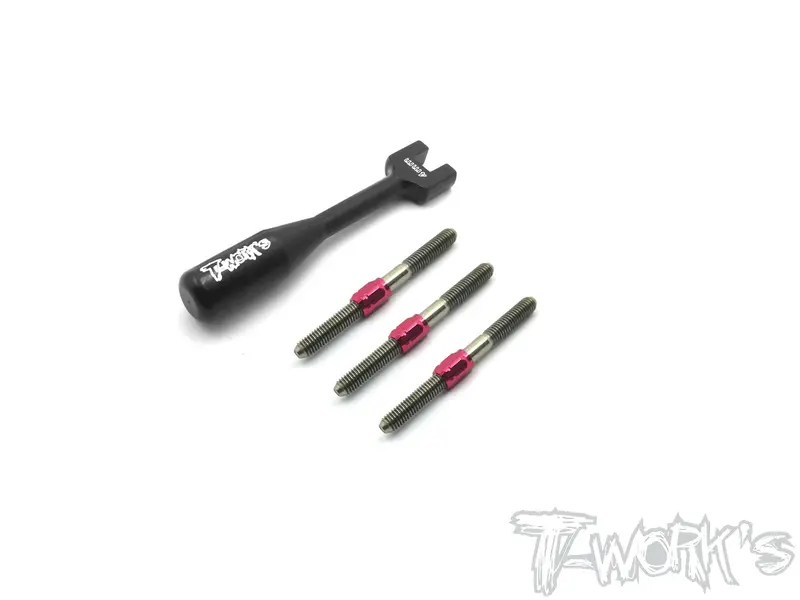 Tb-133H Hybrid Titanium Turnbuckle Set ( For Rapide F1 2016 ) 1