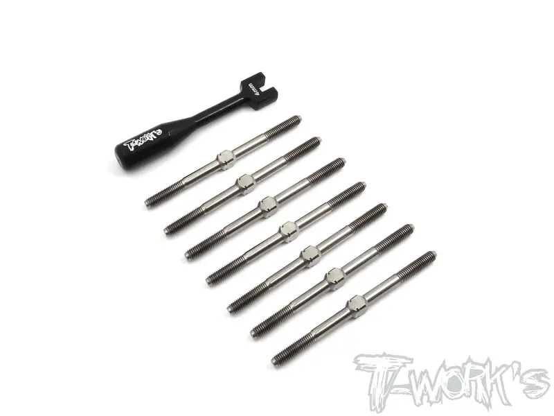 Tb-134  64 Titanium Turnbuckle Set ( For Xray Xb4 2017 ) 1
