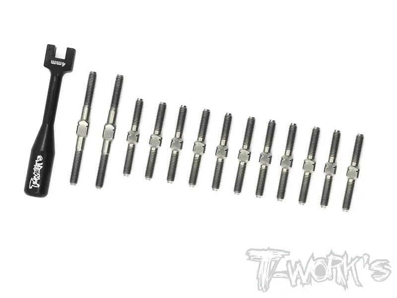 Tb-135  64 Titanium Turnbuckle Set ( For Awesomatix A800x ) 1