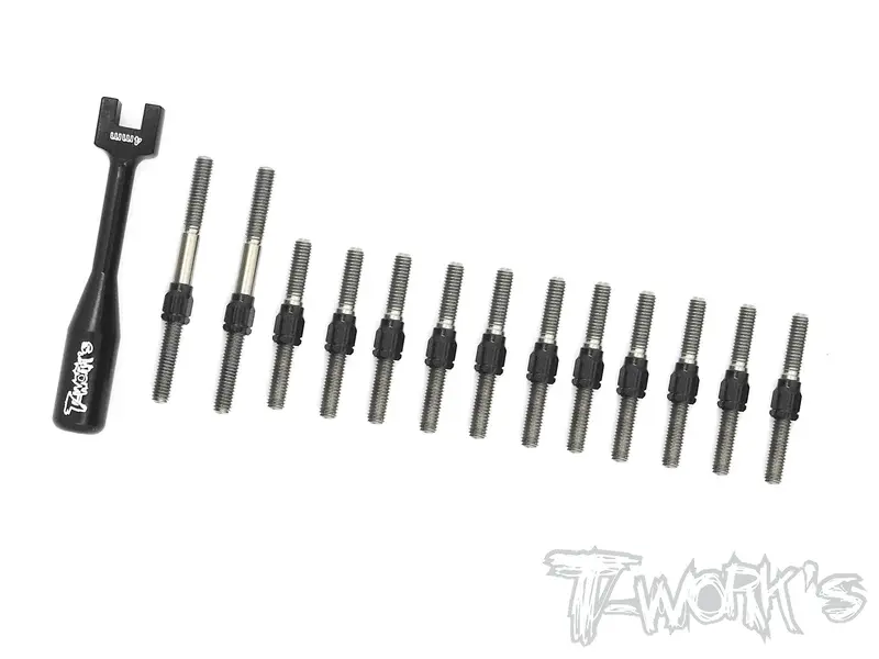 Tb-135H Hybrid Titanium Turnbuckle Set ( For Awesomatix A800x ) 1