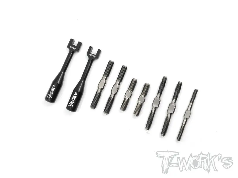 Tb-138  64 Titanium Turnbuckle Set ( For Kyosho Inferno Gt2 Spec R ) 1
