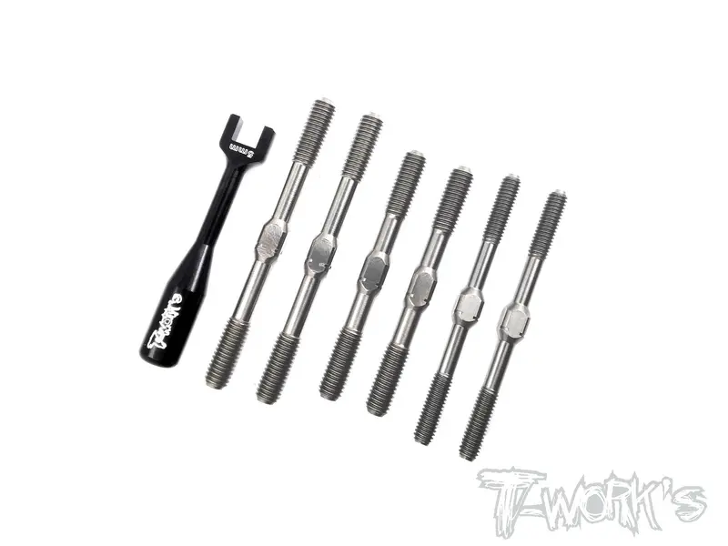 Tb-139  64 Titanium Turnbuckle Set ( For Hb Racing D817 D817 V2/D819/E819/ Hb E819rs ) 1