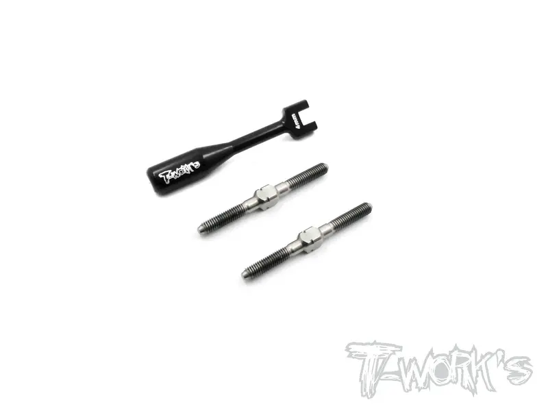 Tb-141 64 Titanium Turnbuckle Set ( For Serpent S120lt-Lr ) 1
