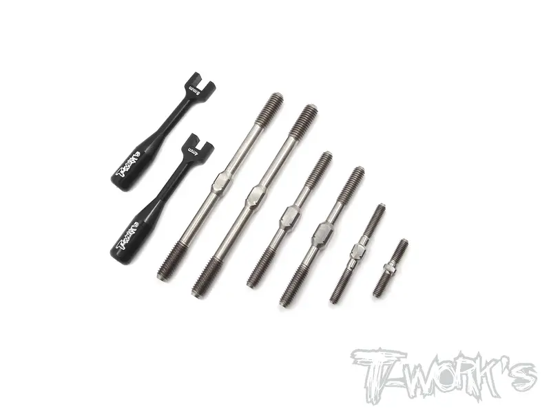 Tb-143 64 Titanium Turnbuckle Set ( For Xray Gtx 2017 ) 1