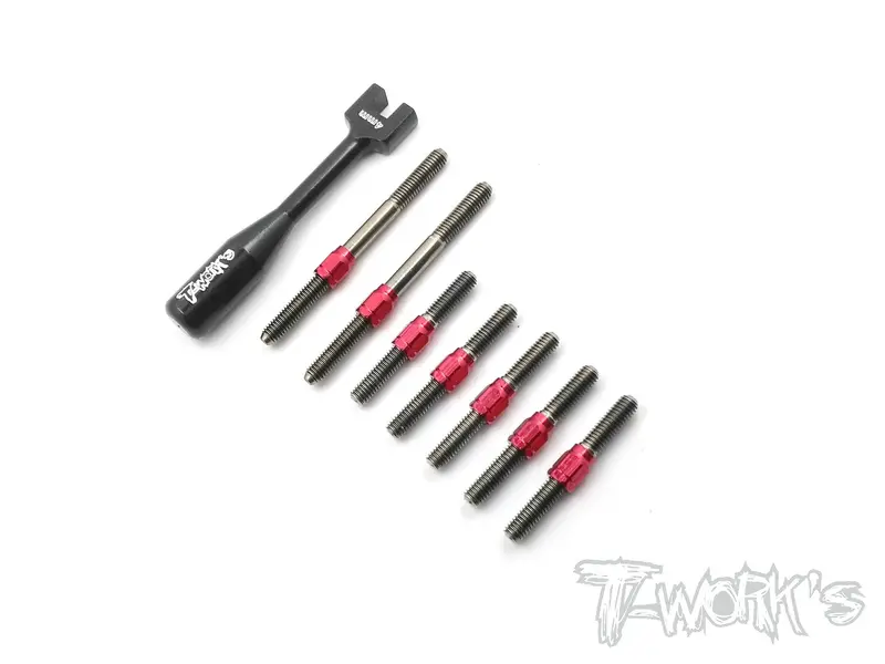 Tb-146H Hybrid Titanium Turnbuckle Set ( For Vbc Ff17 ) 1
