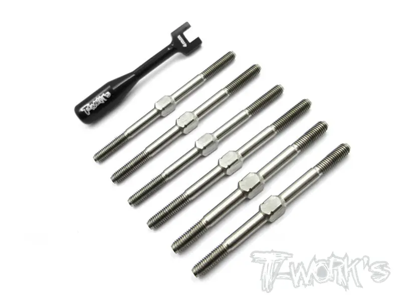 Tb-147 64 Titanium Turnbuckle Set ( For Yokomo Yz-2 Dtm ) 1