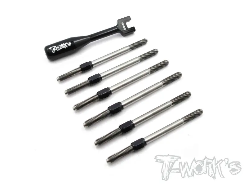 Tb-147H Hybrid Titanium Turnbuckle Set ( For Yokomo Yz-2 Dtm ) 1