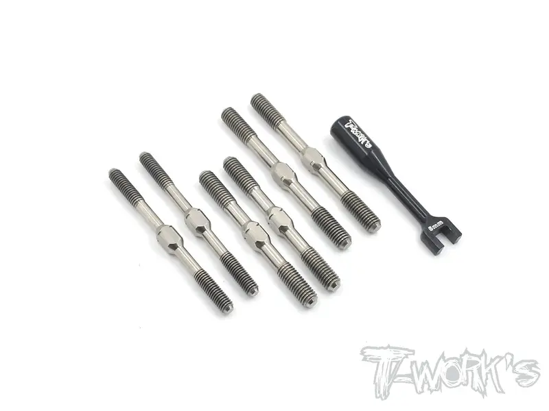 Tb-150 64 Titanium Turnbuckle Set ( For Tekno Eb48.4 ) 1