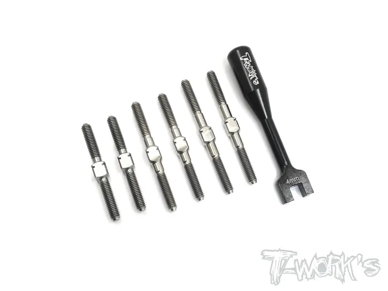 Tb-151 64 Titanium Turnbuckle Set ( For Hb Racing D216 ) 1