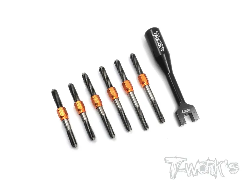 Tb-151H Hybrid Titanium Turnbuckle Set ( For Hb Racing D216 ) 1