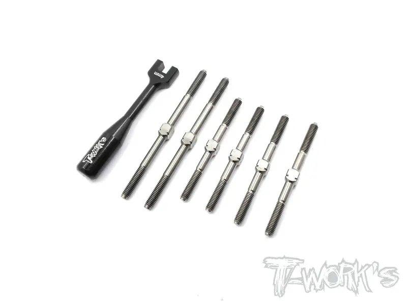 Tb-153 64 Titanium Turnbuckle Set For Tekno Eb410/Eb410.2 1