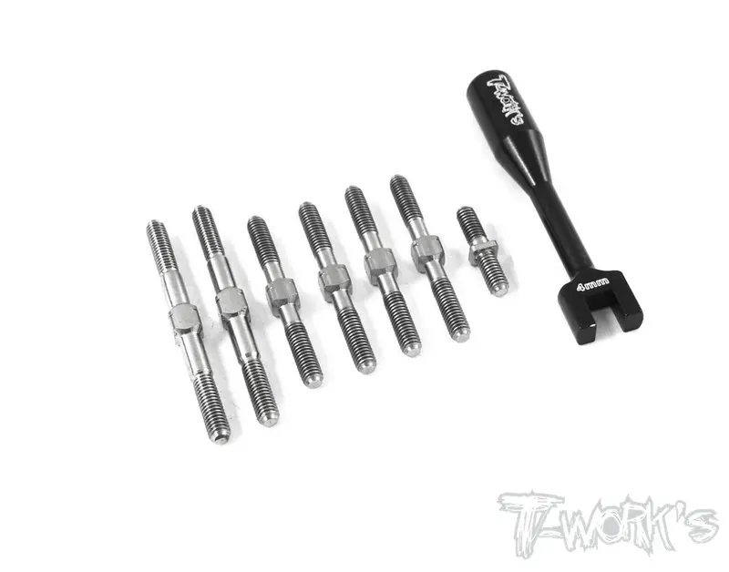 Tb-159 64 Titanium Turnbuckle Set ( For Yokomo Bd8 2018 ) 1