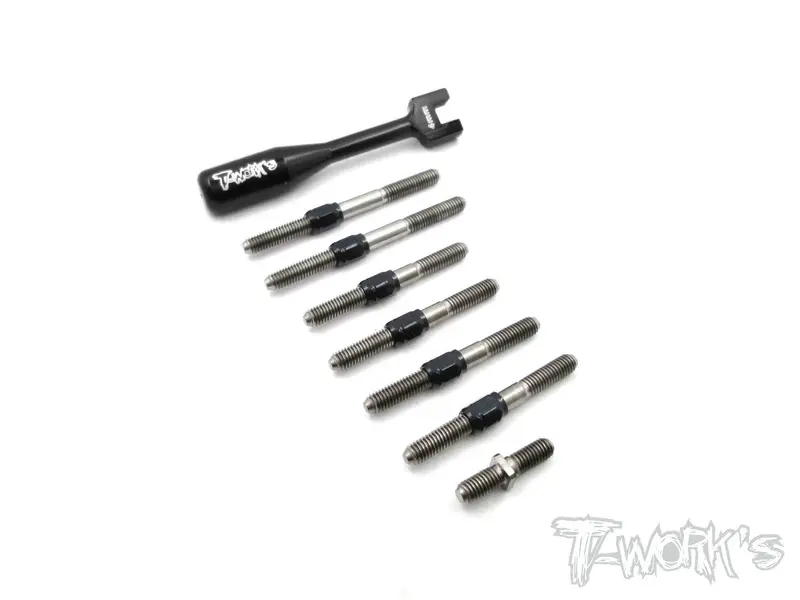 Tb-159H Hybrid Titanium Turnbuckle Set  ( For Yokomo Bd8 2018 ) 1