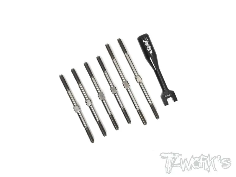 Tb-160 64 Titanium Turnbuckle Set ( For Schumacher Kc/Kd ) 1