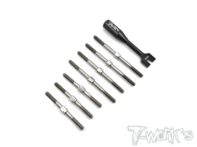 Tb-161 64 Titanium Turnbuckle Set ( For Yokomo Yz-4 Sf ) 1