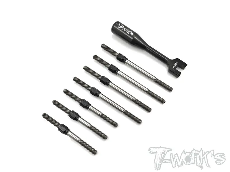 Tb-161H Hybrid Titanium Turnbuckle Set  ( For Yokomo Yz-4 Sf ) 1