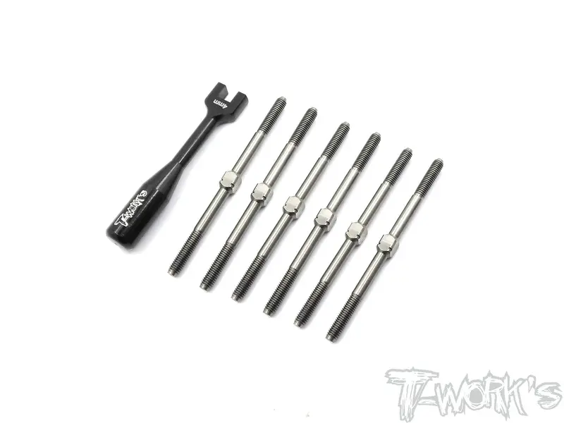 Tb-173 64 Titanium Turnbuckle Set ( For Xray Xb2c 2019 ) 1