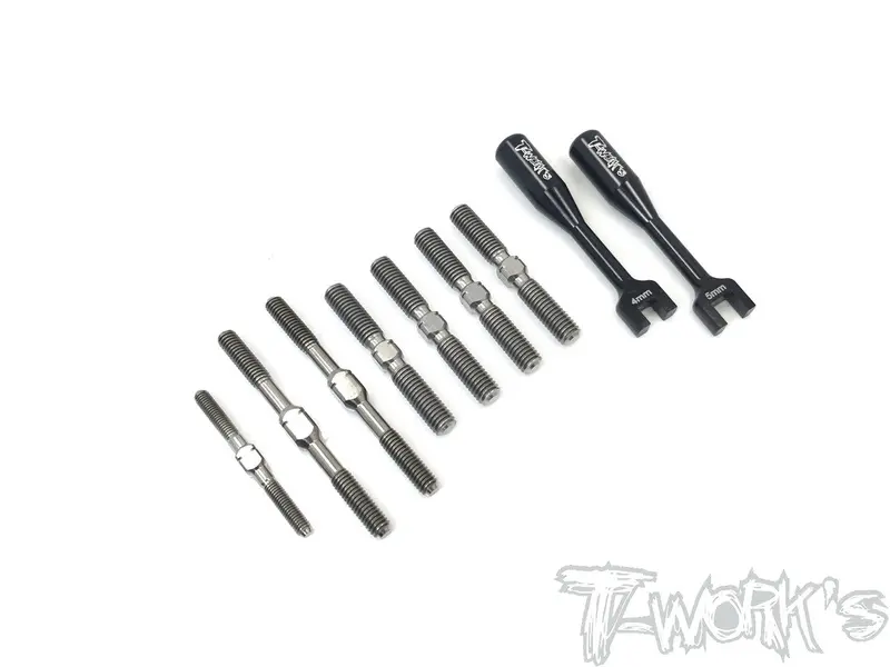 Tb-177 64 Titanium Turnbuckle Set ( For Kyosho Mp10 /Mp10e) 1
