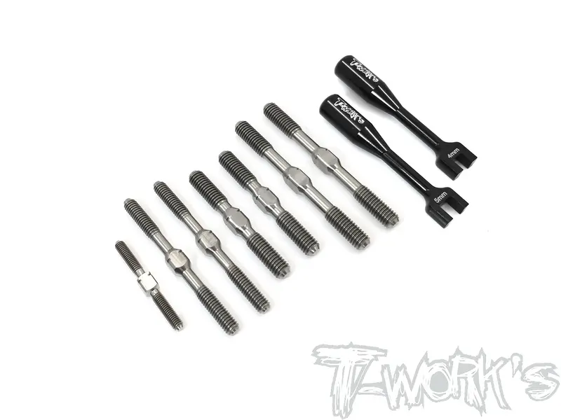 Tb-181 64 Titanium Turnbuckle Set ( For Tlr 8Ight X ) 1