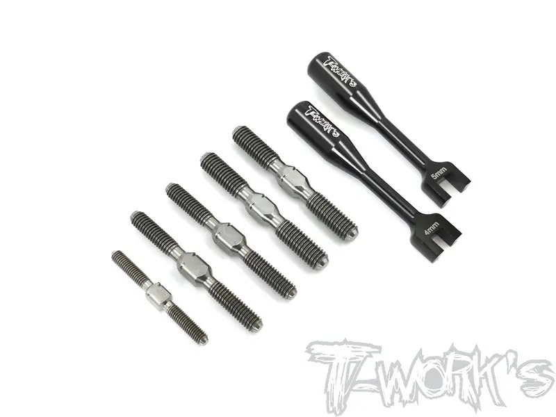 Tb-182 64 Titanium Turnbuckle Set ( For Sworkz S35-3  ) 1
