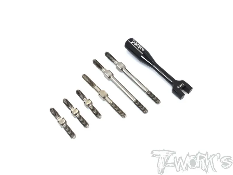 Tb-183 64 Titanium Turnbuckle Set ( For Serpent 750 ) 1