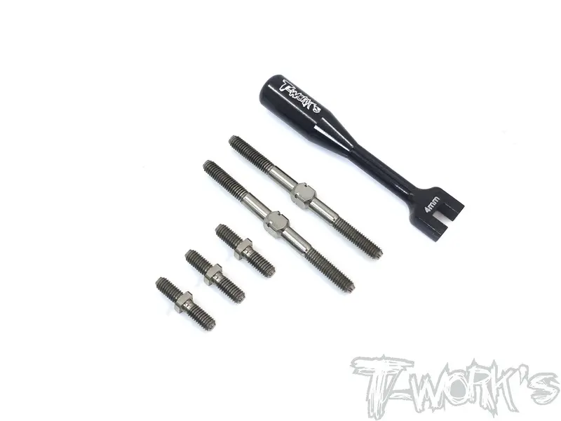 Tb-185 64 Titanium Turnbuckle Set ( For Roche P12 Evo ) 1