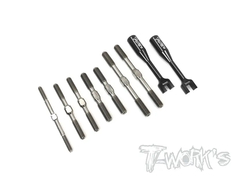 Tb-187 64 Titanium Turnbuckle Set ( For Agama A319/A319e ) 1