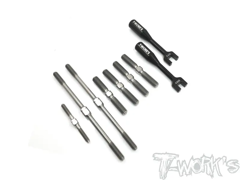 Tb-188 64 Titanium Turnbuckle Set ( For Kyosho Mp10t ) 1