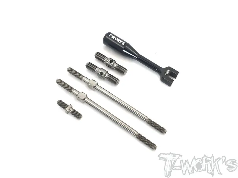 Tb-191 64 Titanium Turnbuckle Set ( For Serpent 989 Viper ) 1