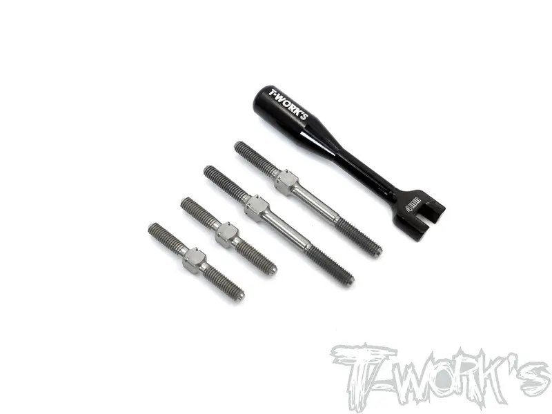 Tb-193 64 Titanium Turnbuckle Set ( For Xray Nt1 2019 ) 1