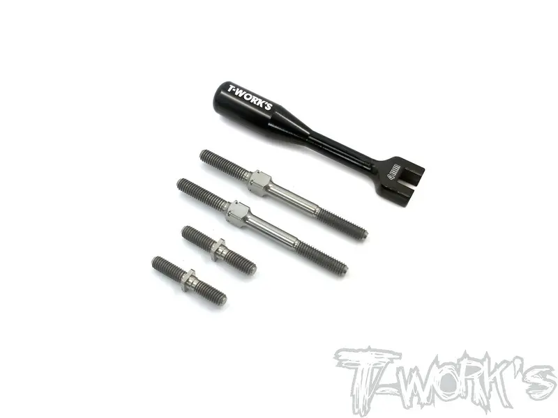Tb-196 64 Titanium Turnbuckle Set ( For Xray X12 2020 Eu / X12 2020 Us ) 1