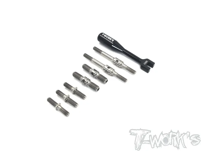 Tb-197 64 Titanium Turnbuckle Set ( For Mugen Mtx-7 ) 1