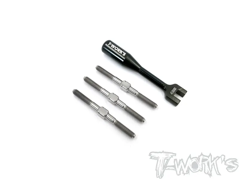 Tb-200 64 Titanium Turnbuckle Set (For Xray X1 2020  ) 1