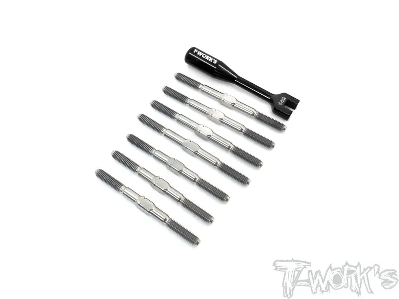 Tb-204 64 Titanium Turnbuckle Set ( For Tlr 22X-4 ) 1
