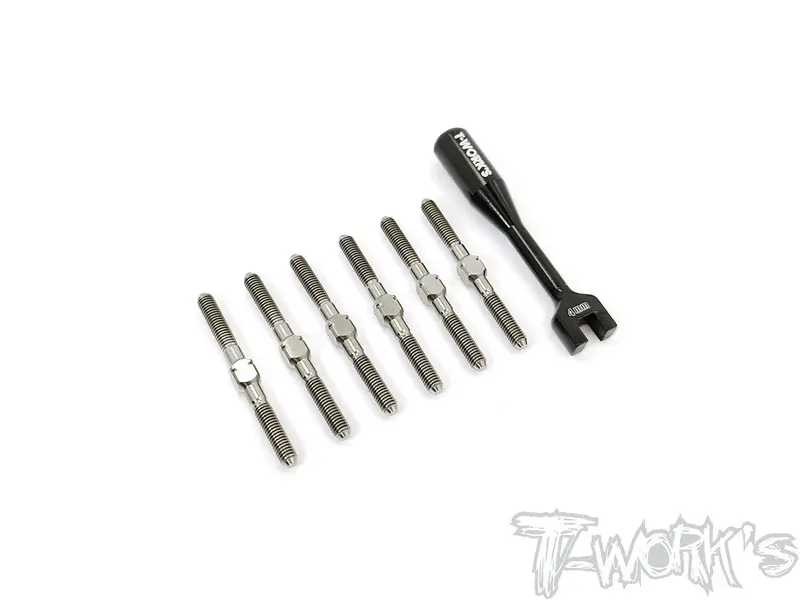 Tb-205 64 Titanium Turnbuckle Set ( For Sworkz S12-2 ) 1