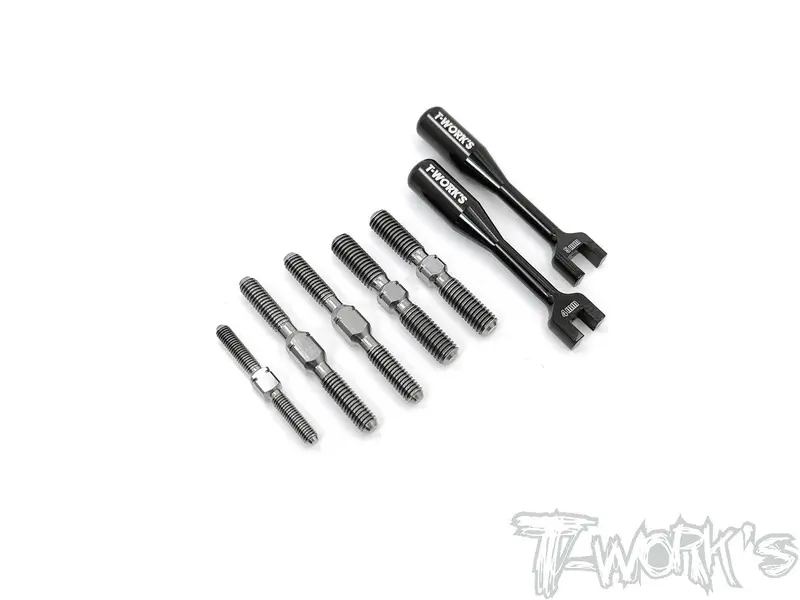 Tb-207 64 Titanium Turnbuckle Set ( For Sworkz S35-4 ) 1