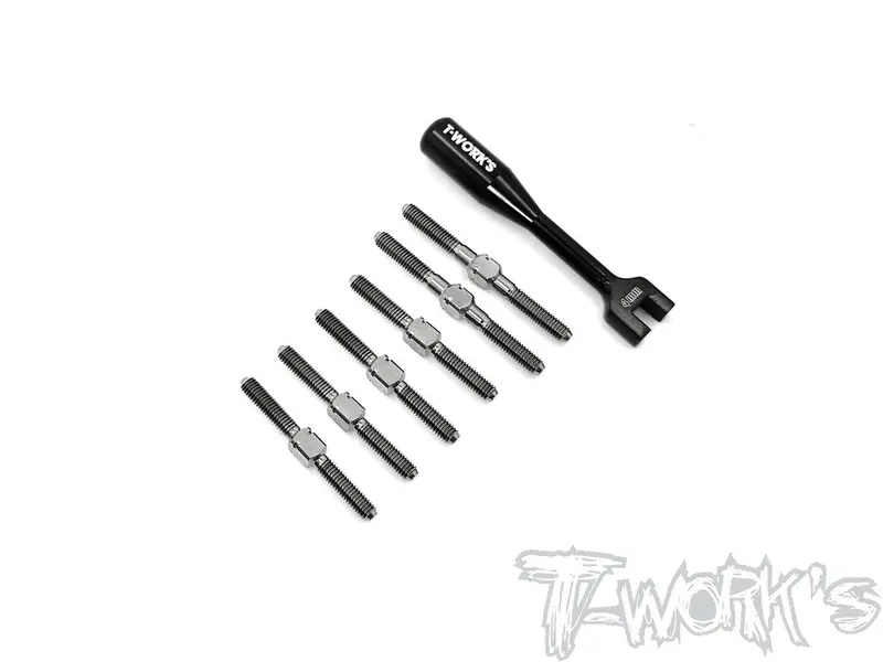 Tb-208 64 Titanium Turnbuckle Set ( For Sworkz S14-3 ) 1