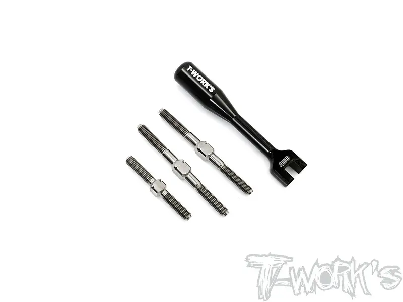 Tb-209 64 Titanium Turnbuckle Set ( For Serpent X20 ) 1