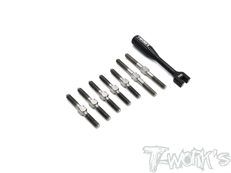 Tb-211 64 Titanium Turnbuckle Set ( For Arc R12 ) 1