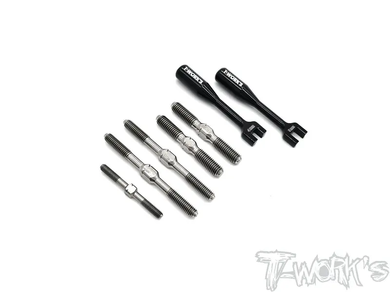 Tb-213 64 Titanium Turnbuckle Set ( Forteam Associated Rc8 B3.2) 1
