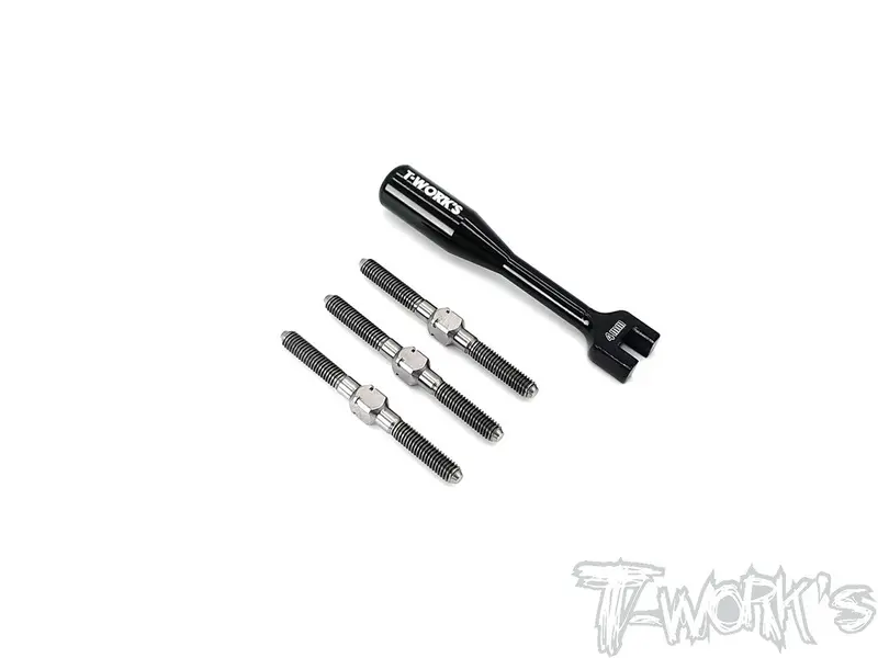 Tb-215 64 Titanium Turnbuckle Set ( For Roche F1 Evo 2 ) 1